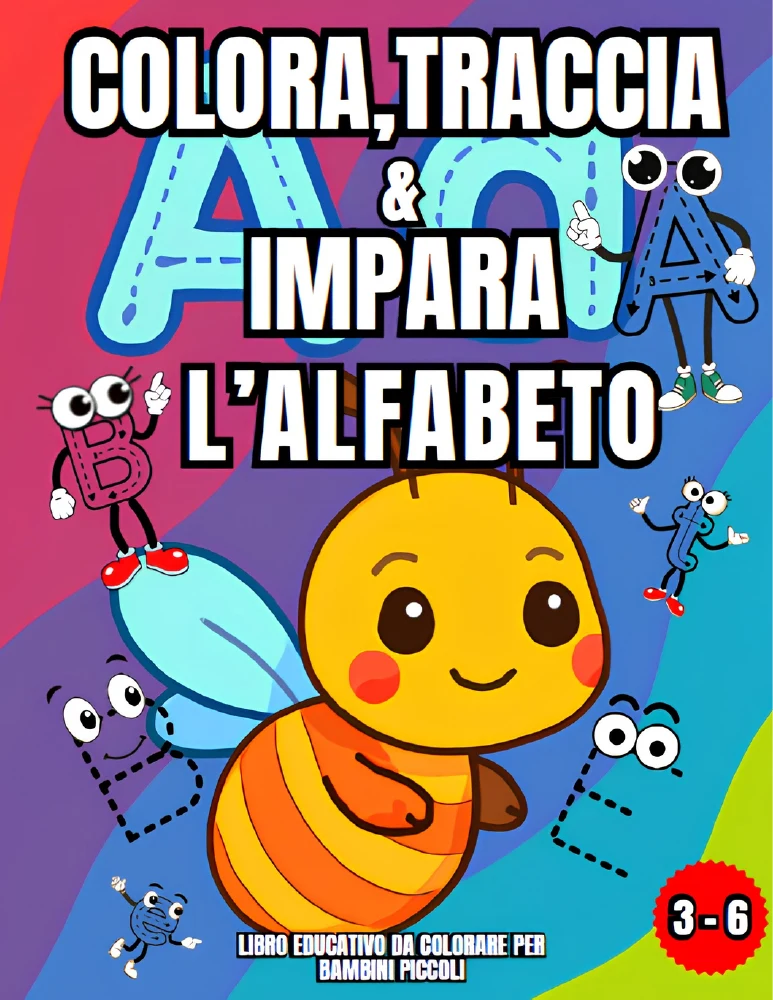 Colora, traccia e impara l’alfabeto